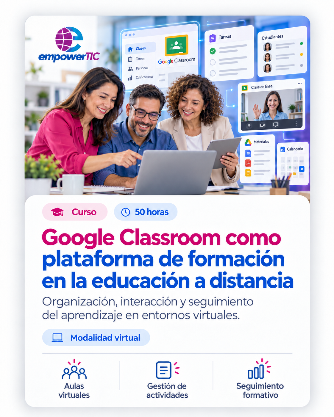 curso de google classroom