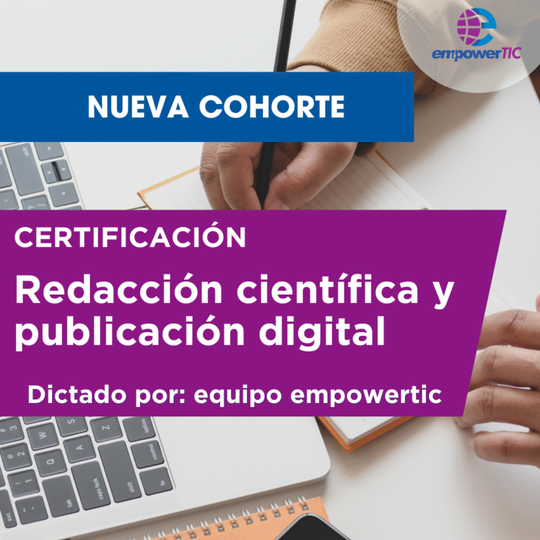 Certificación Redacción científica y publicación digital