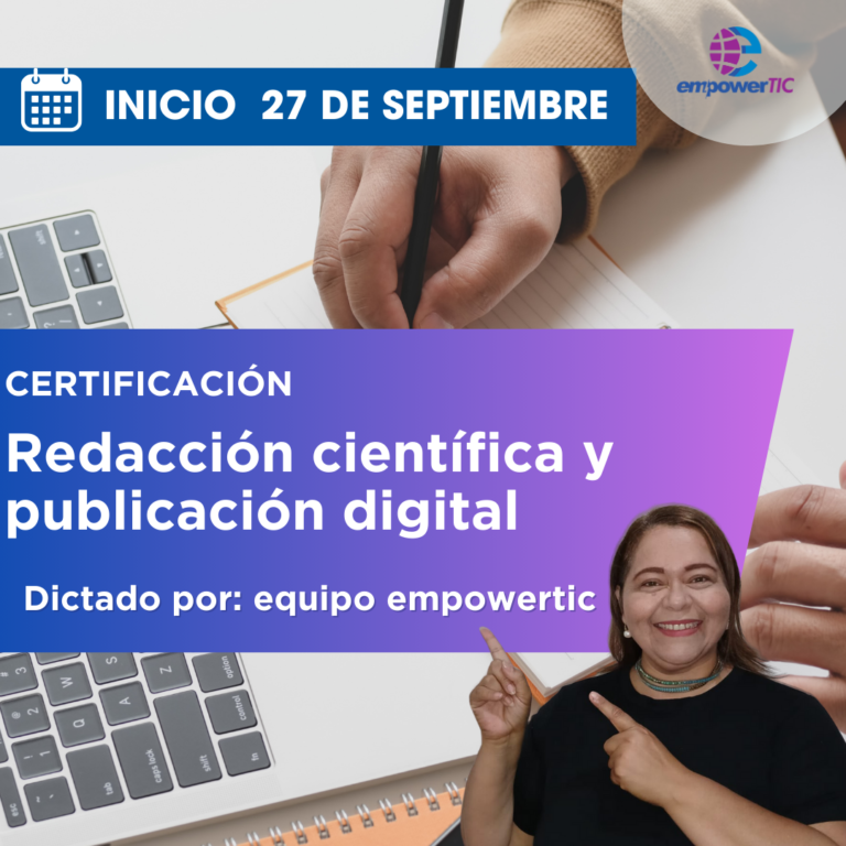 Certificación Redacción científica y publicación digital