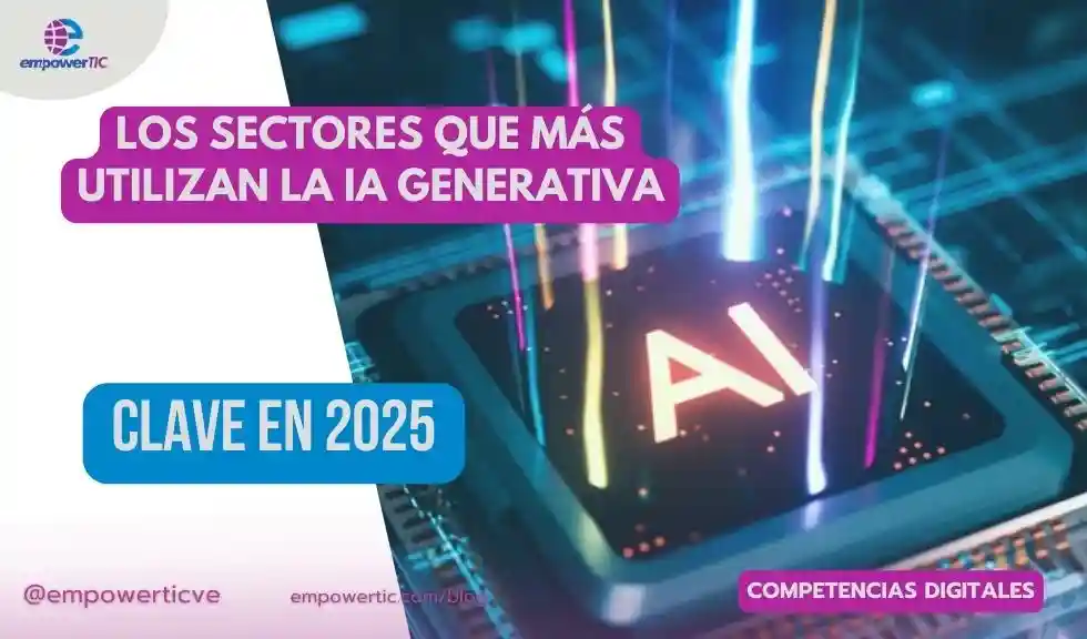 Descubre cómo la IA generativa está transformando sectores clave en 2025