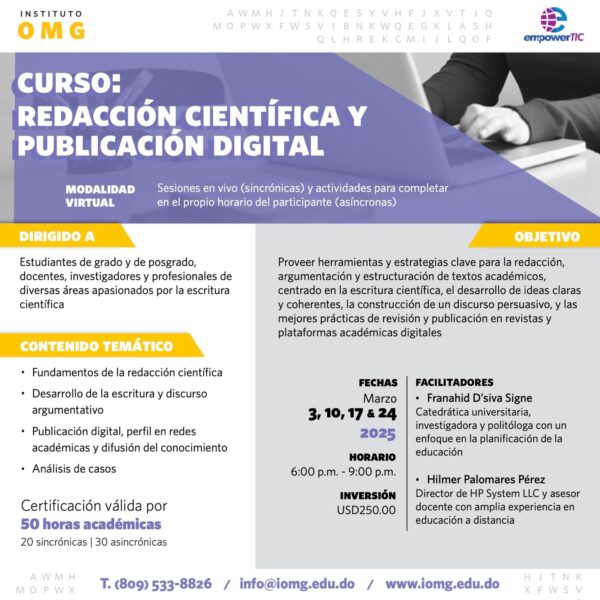 Curso Redacción Científica y Publicación Digital