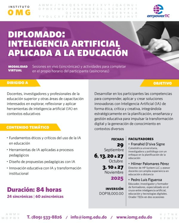 Diplomado: Inteligencia Artificial aplicada a la Educación - Imagen 3